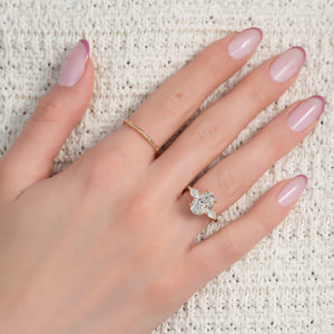 The Lauren Set With A 2 Carat Oval Lab Diamond