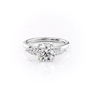 The Lauren Set With A 1 Carat Round Lab Diamond
