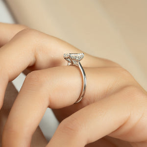 The Victoria Set With A 2 Carat Emerald Lab Diamond