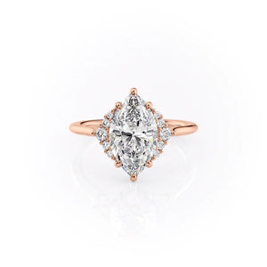 The Victoria Set With A Marquise Moissanite