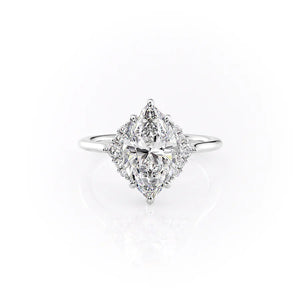 The Victoria Set With A Marquise Moissanite