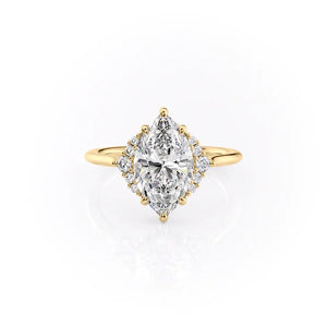 The Victoria Set With A Marquise Moissanite