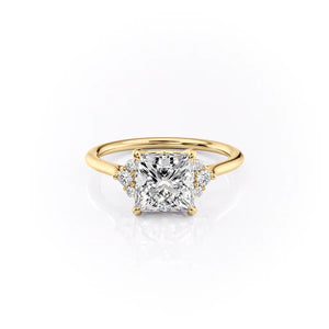 The Victoria Set With A Princess Moissanite