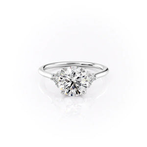 The Victoria Set With A Round Moissanite