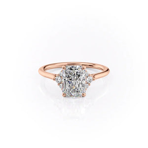 The Victoria Set With A Radiant Moissanite