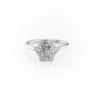The Victoria Set With A Radiant Moissanite