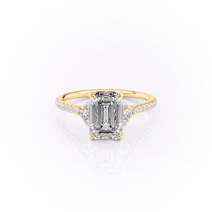 The Pave Victoria Set With A 2 Carat Emerald Lab Diamond