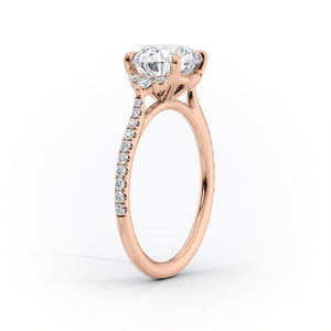 The Pave Victoria Set With A 2 Carat Marquise Lab Diamond