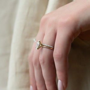 The Sarah Set With A 3 Carat Oval Lab Diamond