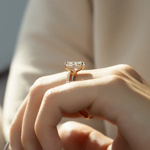 The Sarah Set With A 1 Carat Radiant Lab Diamond