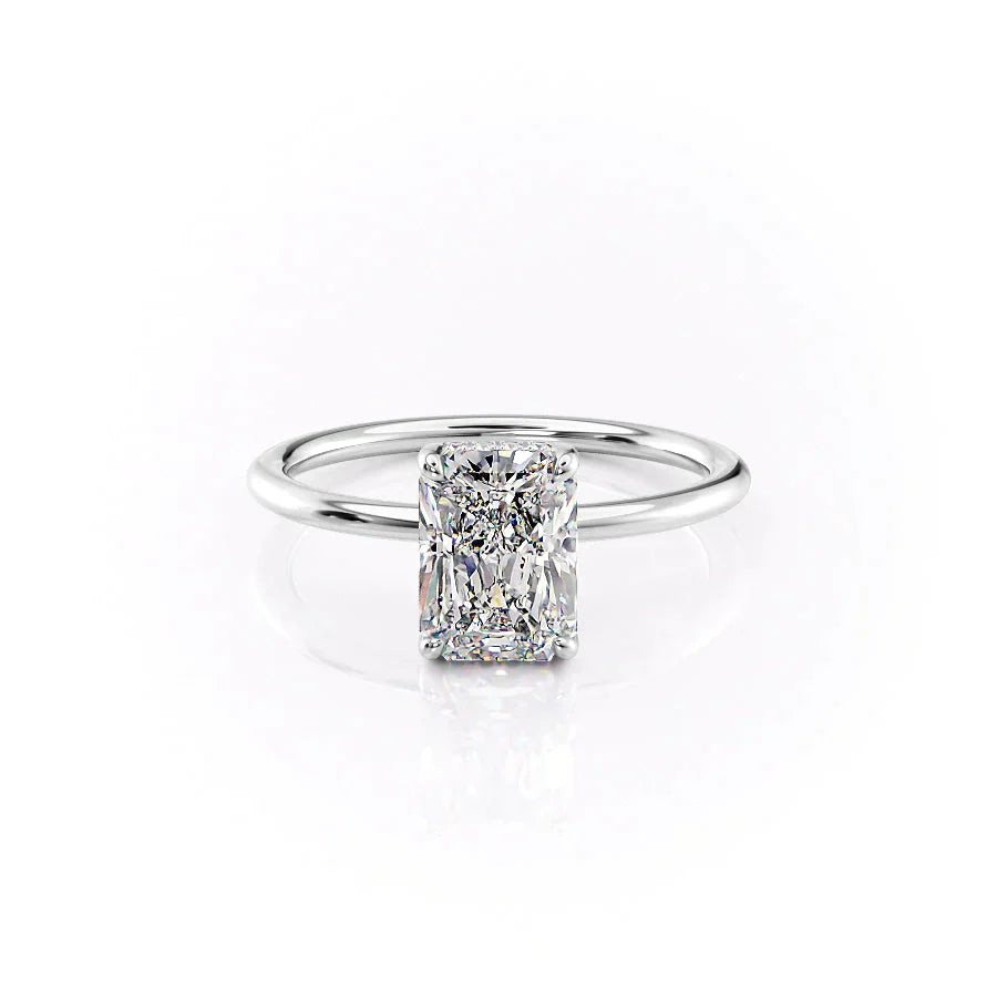 The Sarah Set With A 1 Carat Radiant Lab Diamond
