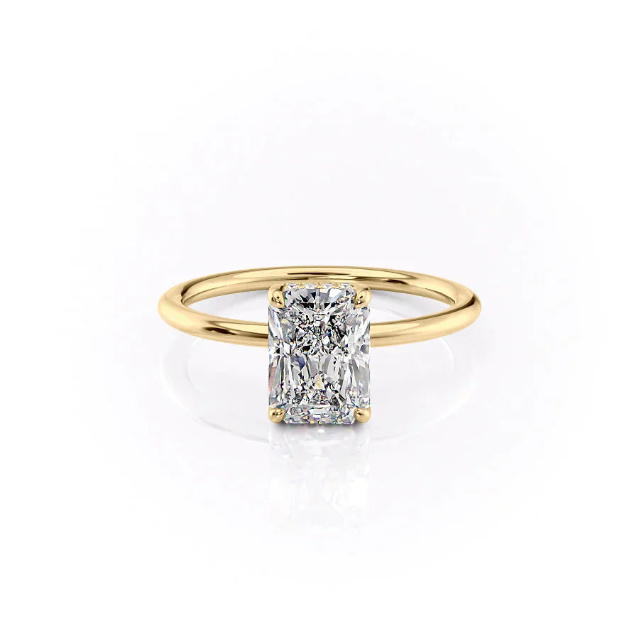 The Sarah Set With A 1 Carat Radiant Lab Diamond