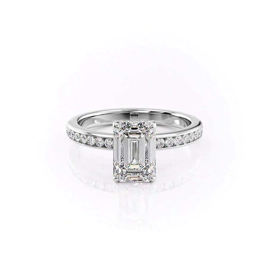 The Marilyn Set With A 1.5 Carat Emerald Lab Diamond