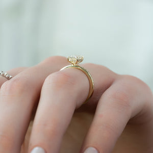 The Marilyn Set With A 2 Carat Emerald Lab Diamond