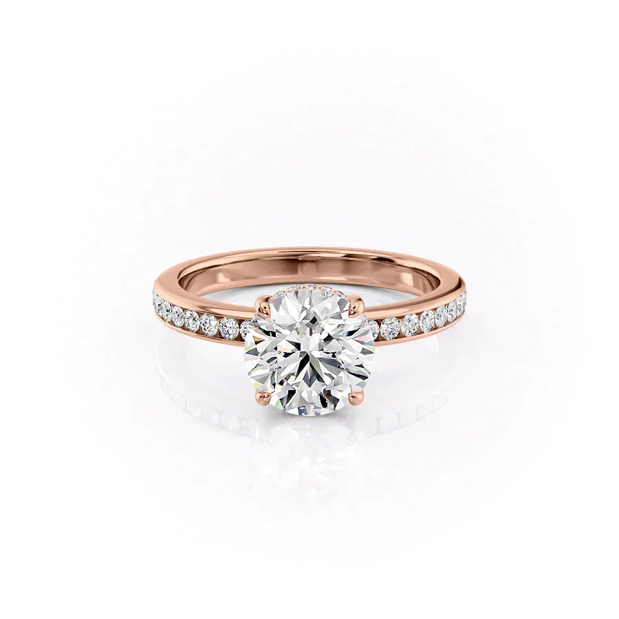 The Marilyn Set With A 1.5 Carat Round Lab Diamond