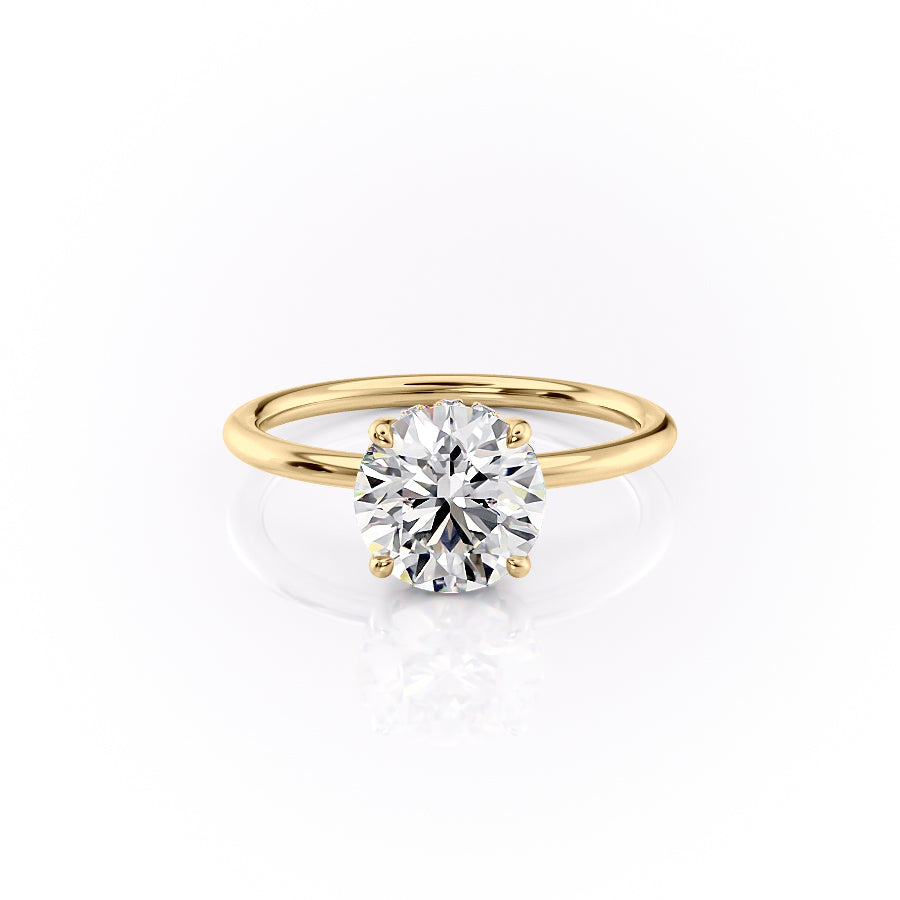 The Sandra Set With A 1.5 Carat Round Lab Diamond