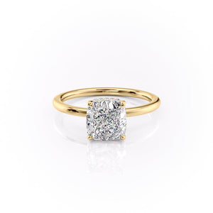 The Margot Set With A Cushion Moissanite