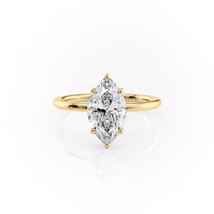 The Margot Set With A 2 Carat Marquise Lab Diamond