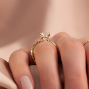 The Margot Set With A 2 Carat Princess Lab Diamond