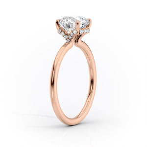 The Margot Set With A 2.5 Carat Princess Moissanite