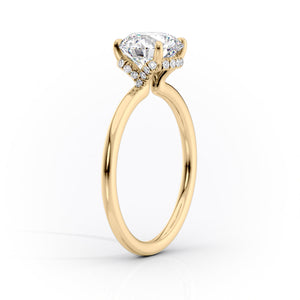 The Margot Set With A 1 Carat Marquise Lab Diamond