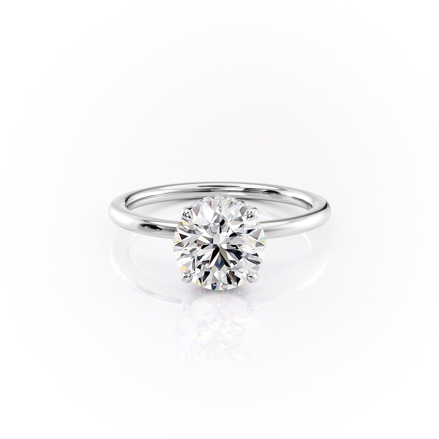 The Margot Set With A 1.5 Carat Round Lab Diamond