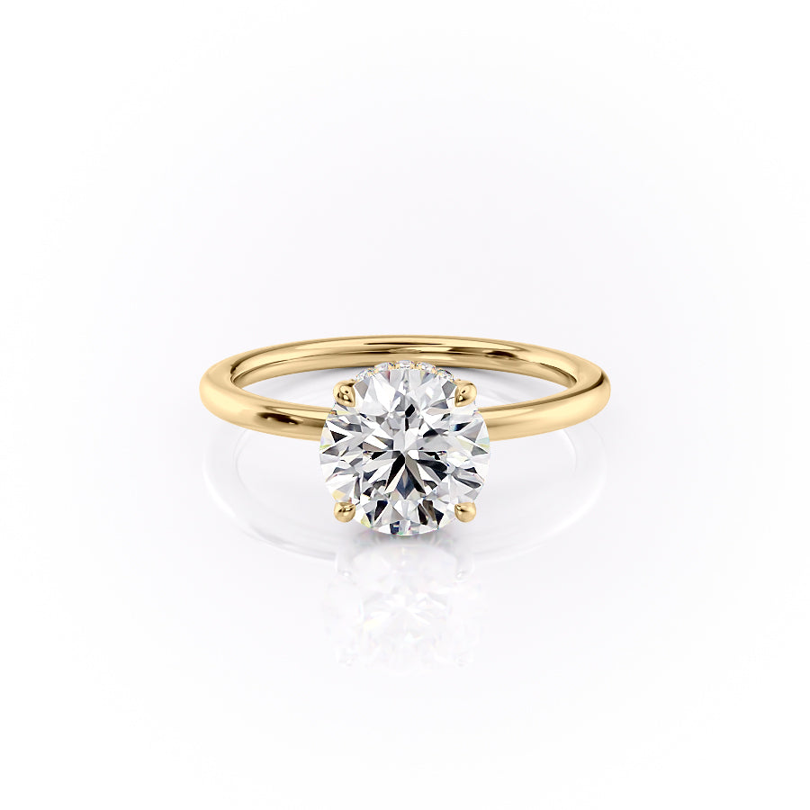 The Margot Set With A 2 Carat Round Lab Diamond