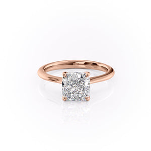 The Katelyn Set With A 1 Carat Cushion Lab Diamond