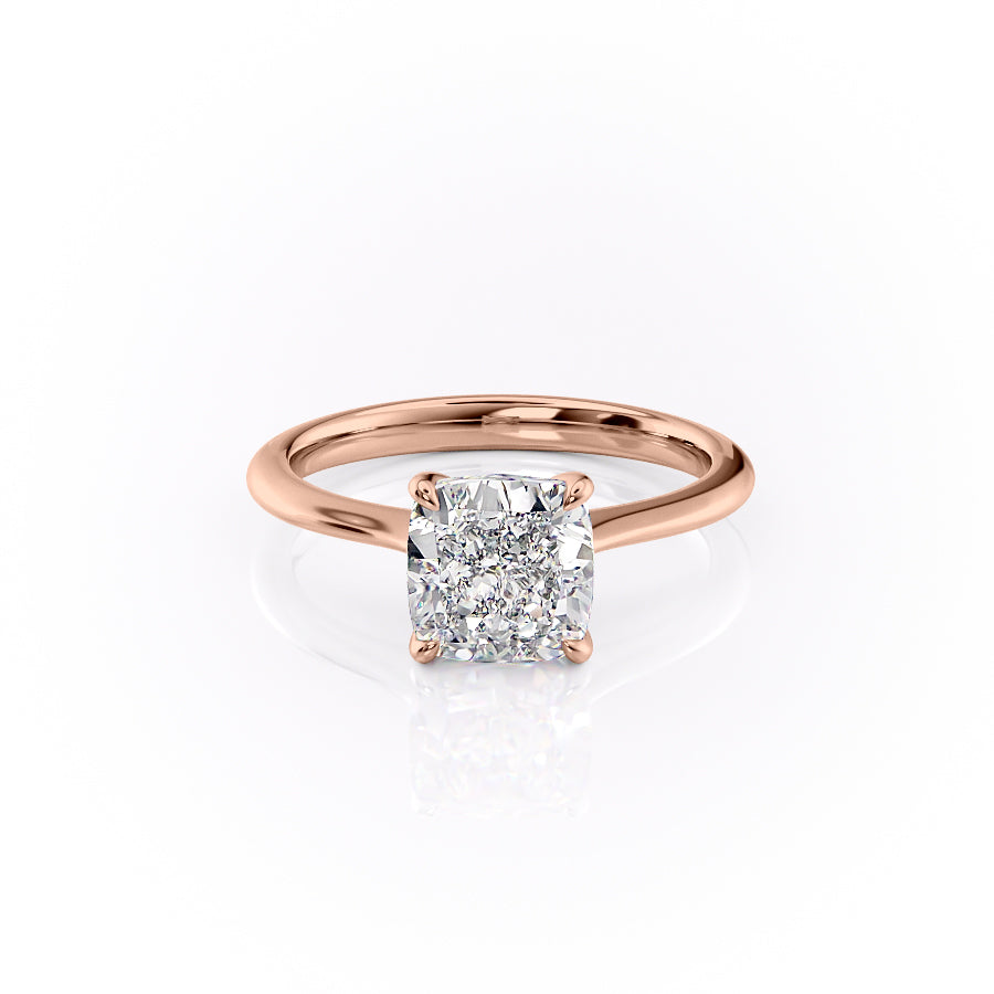 The Katelyn Set With A 1.5 Carat Cushion Lab Diamond