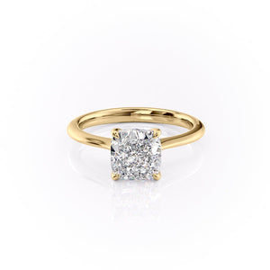 The Katelyn Set With A 3 Carat Cushion Lab Diamond
