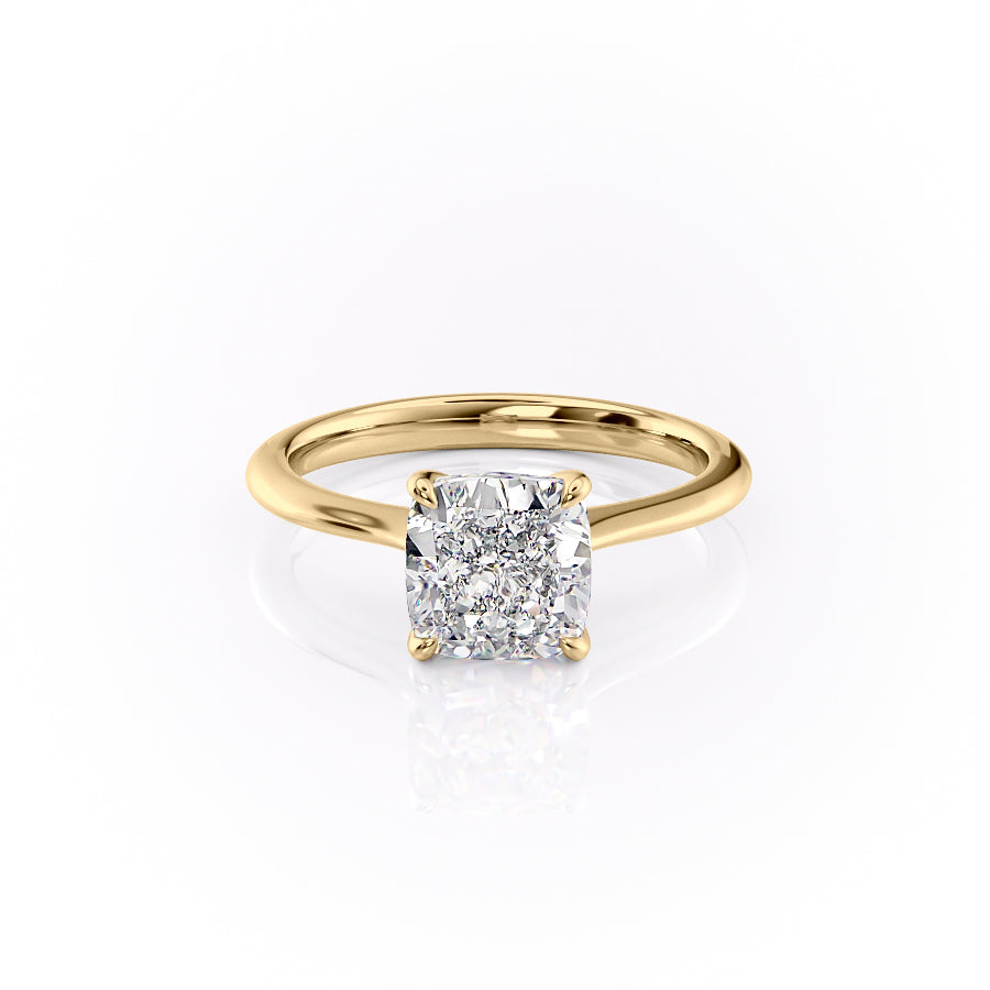 The Katelyn Set With A 1 Carat Cushion Lab Diamond