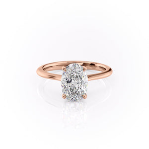 The Katelyn Set With A 3 Carat Oval Lab Diamond