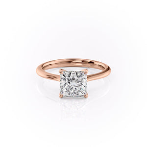The Katelyn Set With A 1.5 Carat Princess Lab Diamond