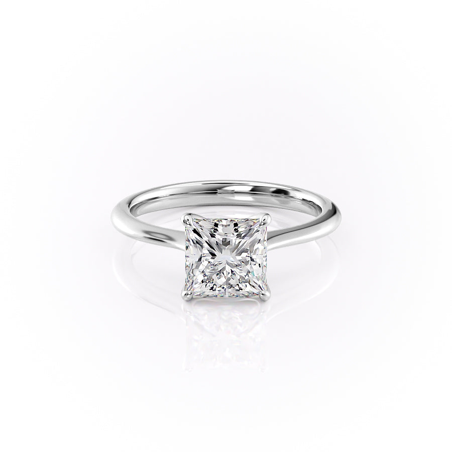 The Katelyn Set With A 3 Carat Princess Lab Diamond