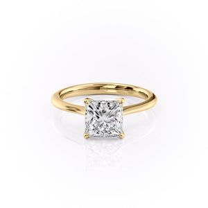 The Katelyn Set With A 1 Carat Princess Lab Diamond