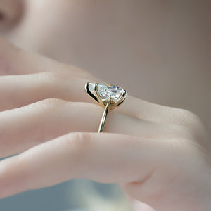 The Katelyn Set With A 2 Carat Pear Lab Diamond