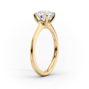 The Katelyn Set With A 2.5 Carat Round Lab Diamond