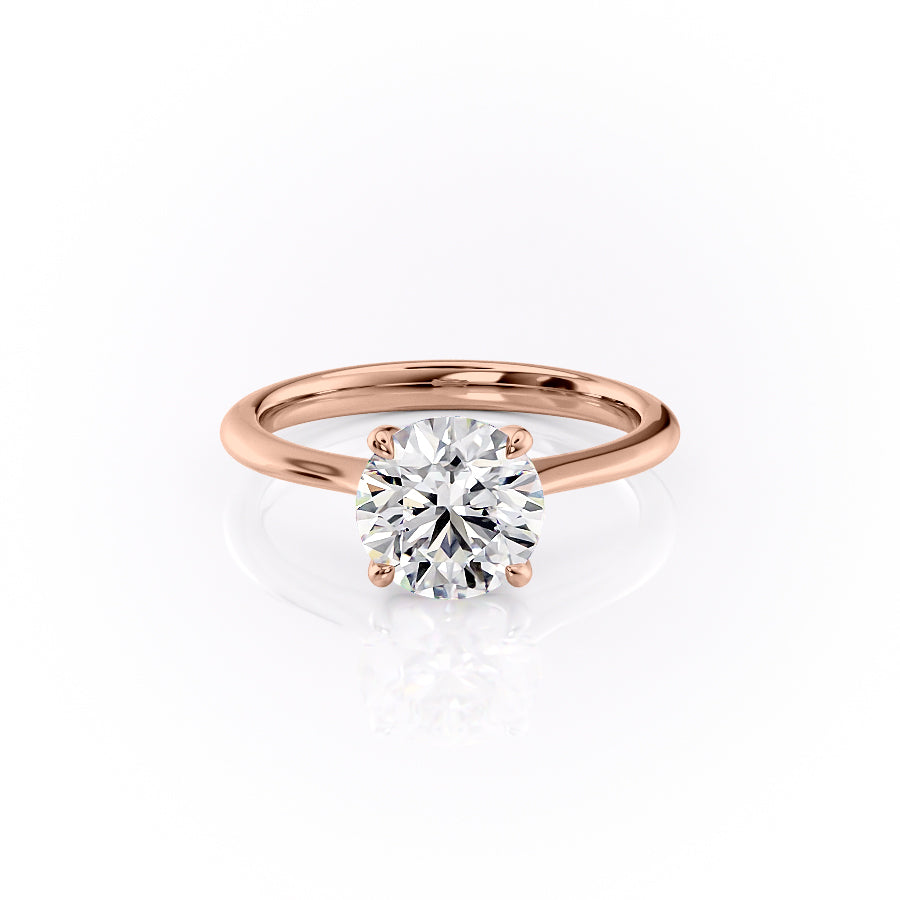 The Katelyn Set With A 1 Carat Round Lab Diamond