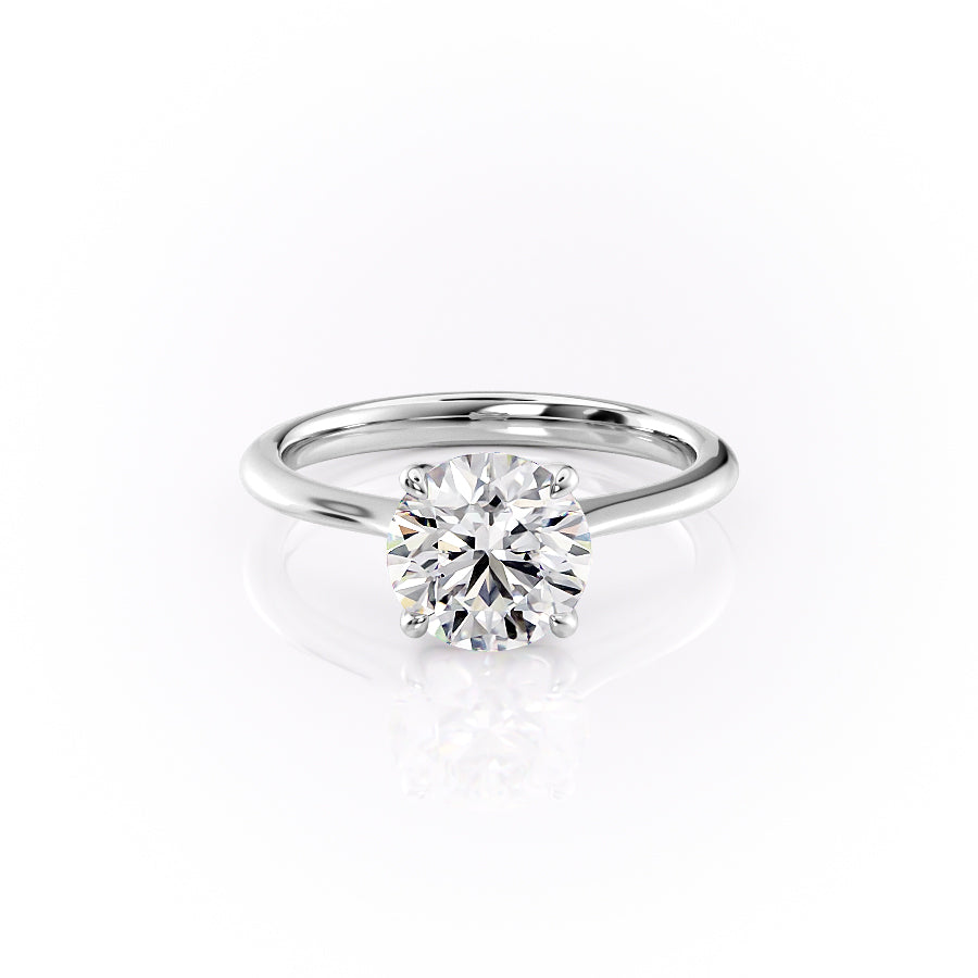 The Katelyn Set With A 2 Carat Round Lab Diamond