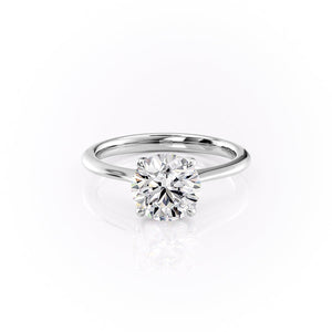 The Katelyn Set With A 1 Carat Round Lab Diamond