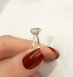 The Katelyn Set With A 2 Carat Round Lab Diamond