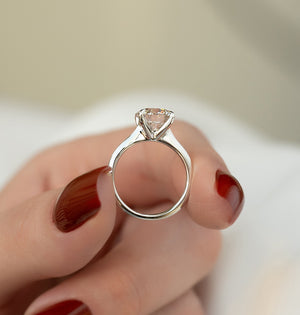 The Katelyn Set With A 2 Carat Round Lab Diamond