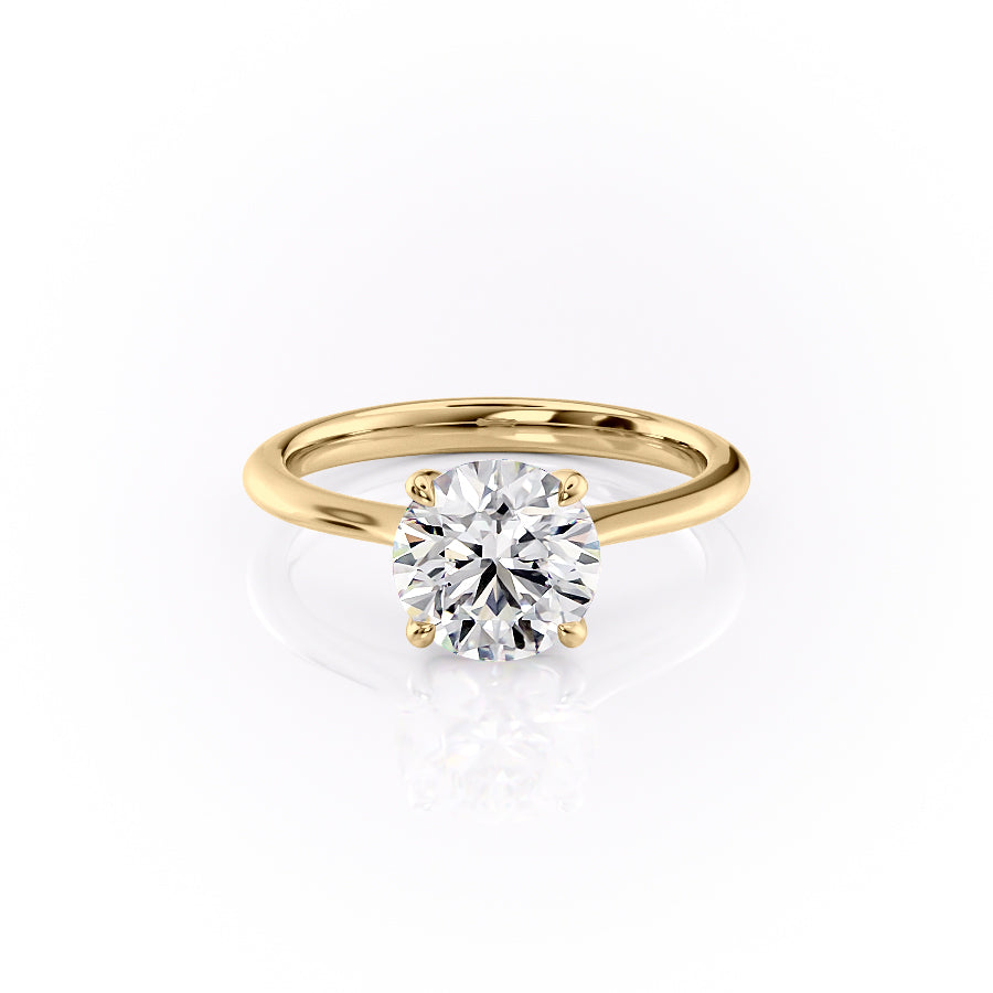 The Katelyn Set With A 1.5 Carat Round Lab Diamond