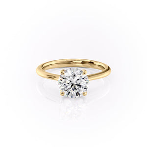 The Katelyn Set With A 1 Carat Round Lab Diamond