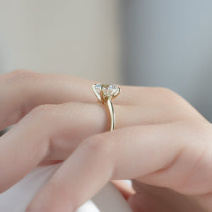 The Katelyn Set With A 2 Carat Round Lab Diamond