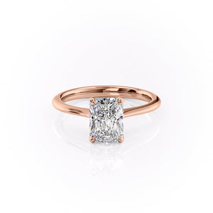 The Katelyn Set With A 2 Carat Radiant Lab Diamond