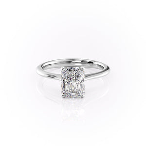 The Katelyn Set With A 2 Carat Radiant Lab Diamond
