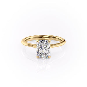 The Katelyn Set With A 2 Carat Radiant Lab Diamond