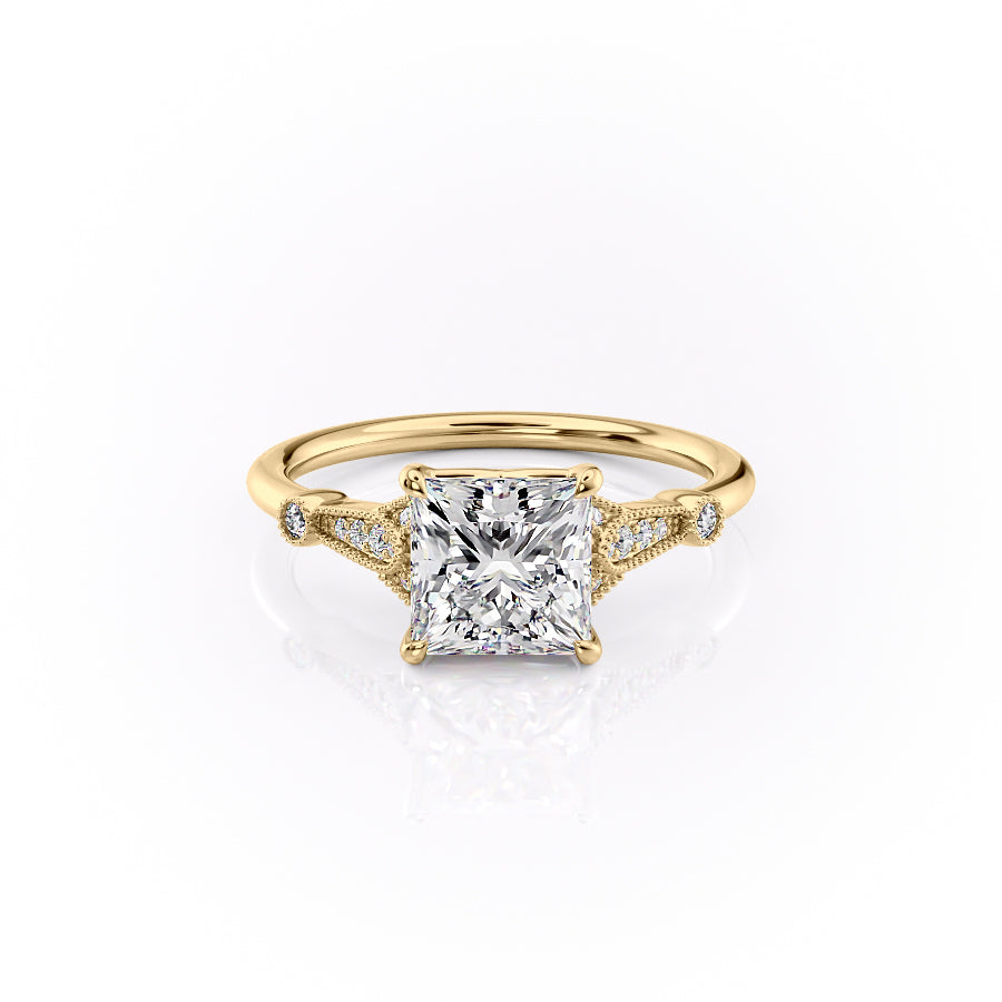 The Stephanie Set With A Princess Lab Diamond