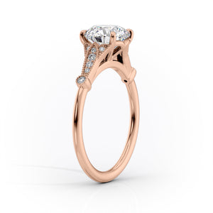 The Stephanie Set With A 1 Carat Marquise Lab Diamond